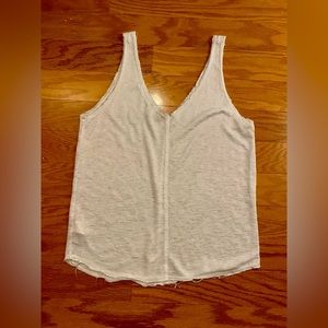 PROJECT SOCIAL T white slub knit tank top S